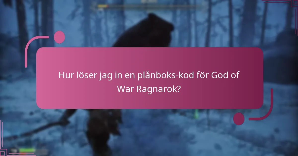 Hur löser jag in en plånboks-kod för God of War Ragnarok?