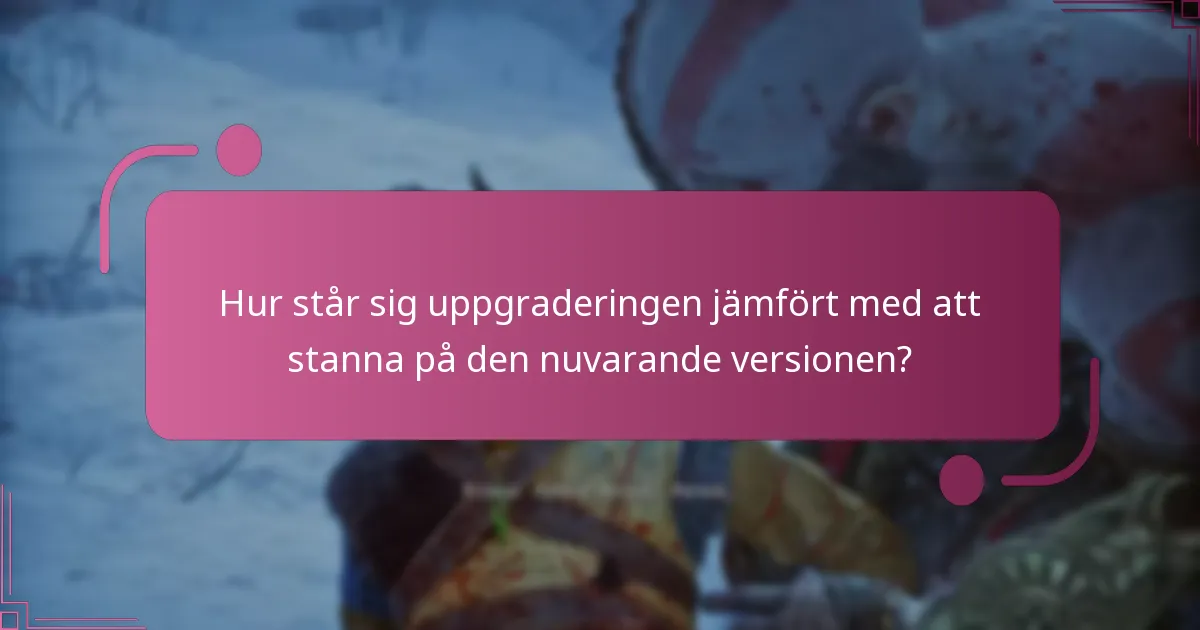Hur uppgraderar man God of War Ragnarok?