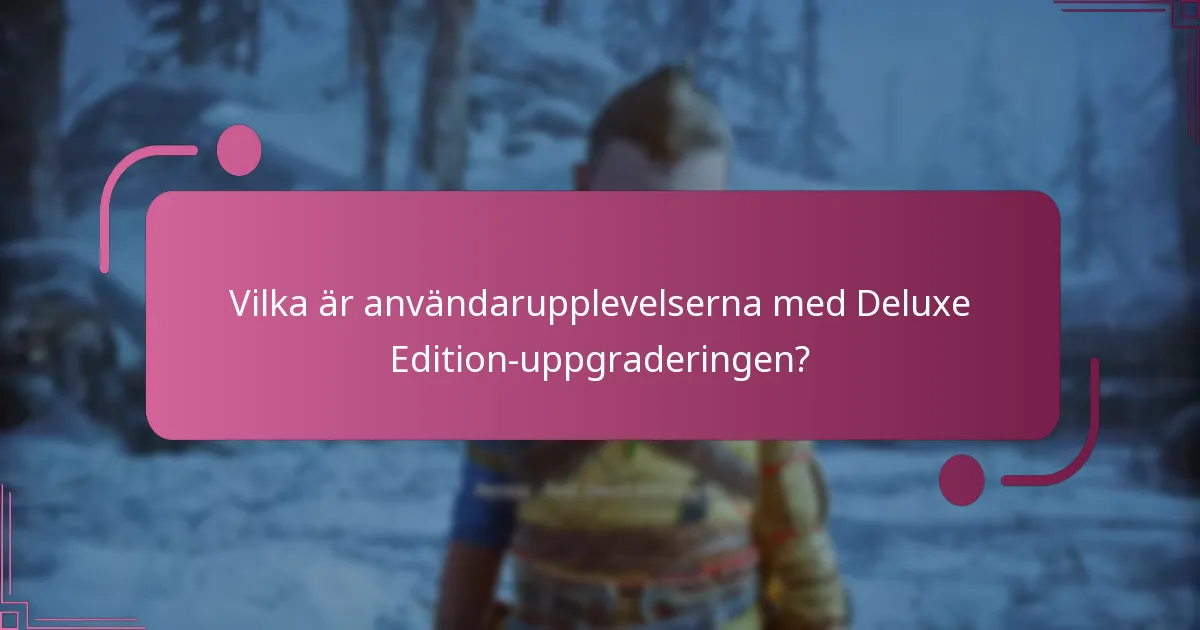 Vilka är köpalternativen för God of War Ragnarok Deluxe Edition?